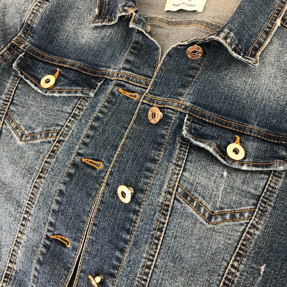 Love Tree Denim Jacket | Blue | Small - Picture 7 of 11
